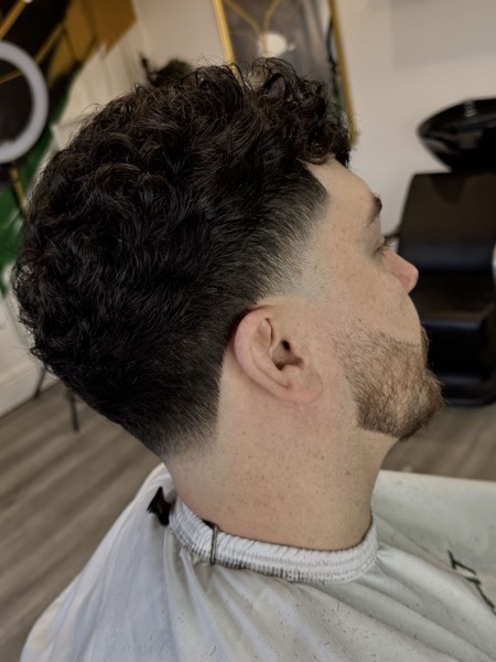 Skin Fade haircut result at The Dollhouse Barbers
